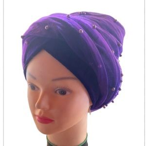 Turban with embellishment head wrap